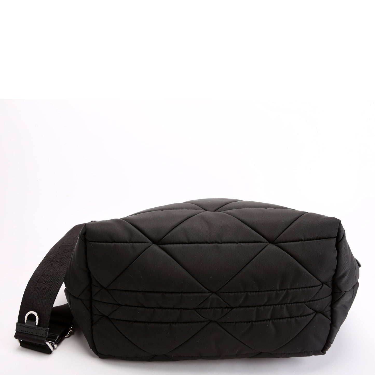 Prada Padded Re-Nylon Small Tote Black Bag
