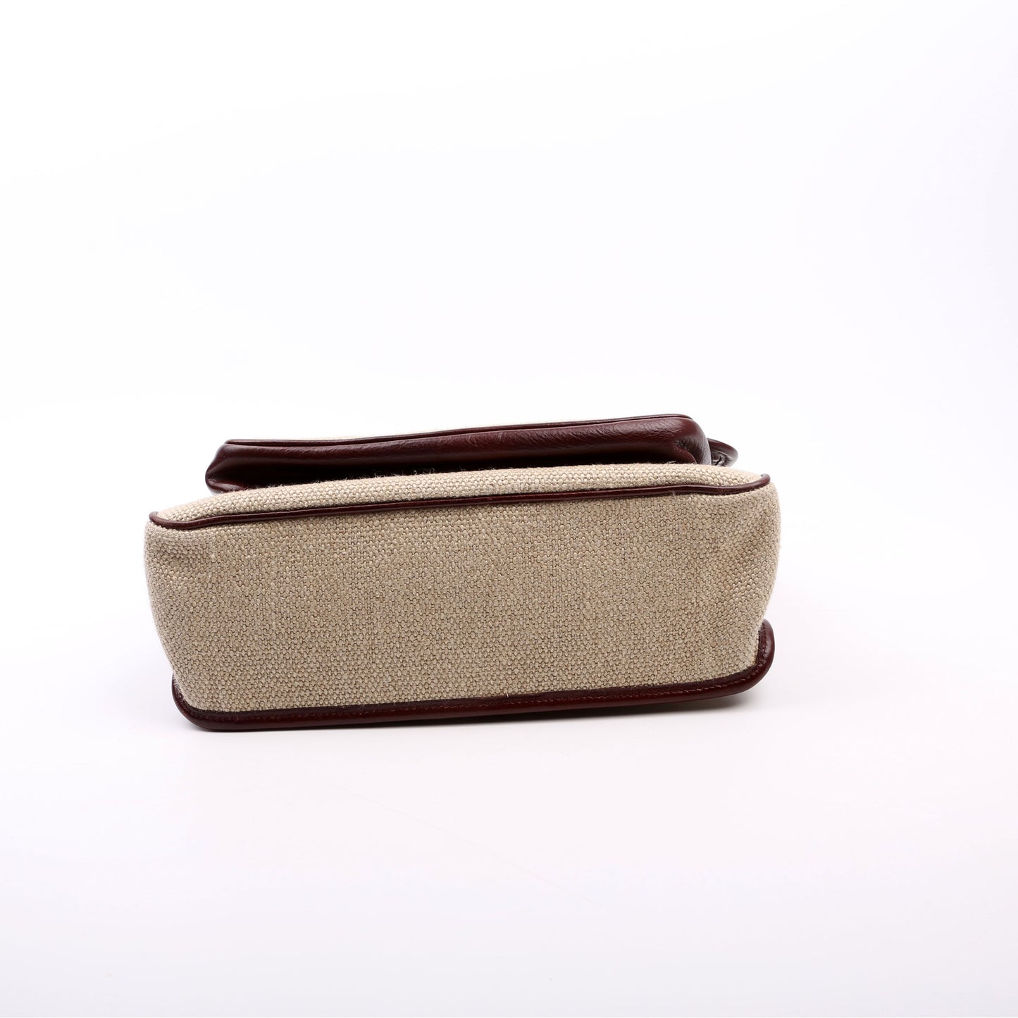 Saint Laurent Niki Medium Canvas/Calfskin Leather Tan/Brown Bag
