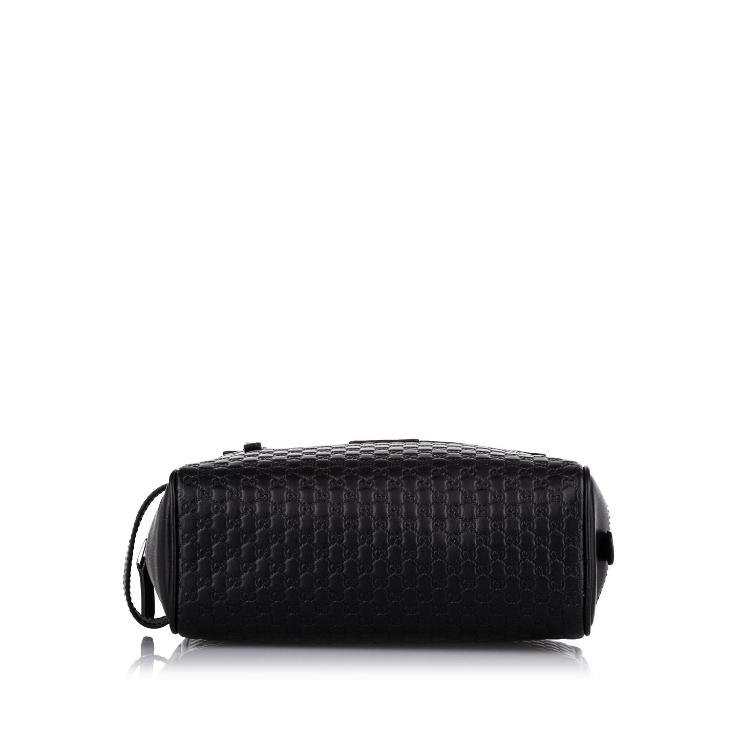 Gucci Guccissima Black Leather Clutch Style 1