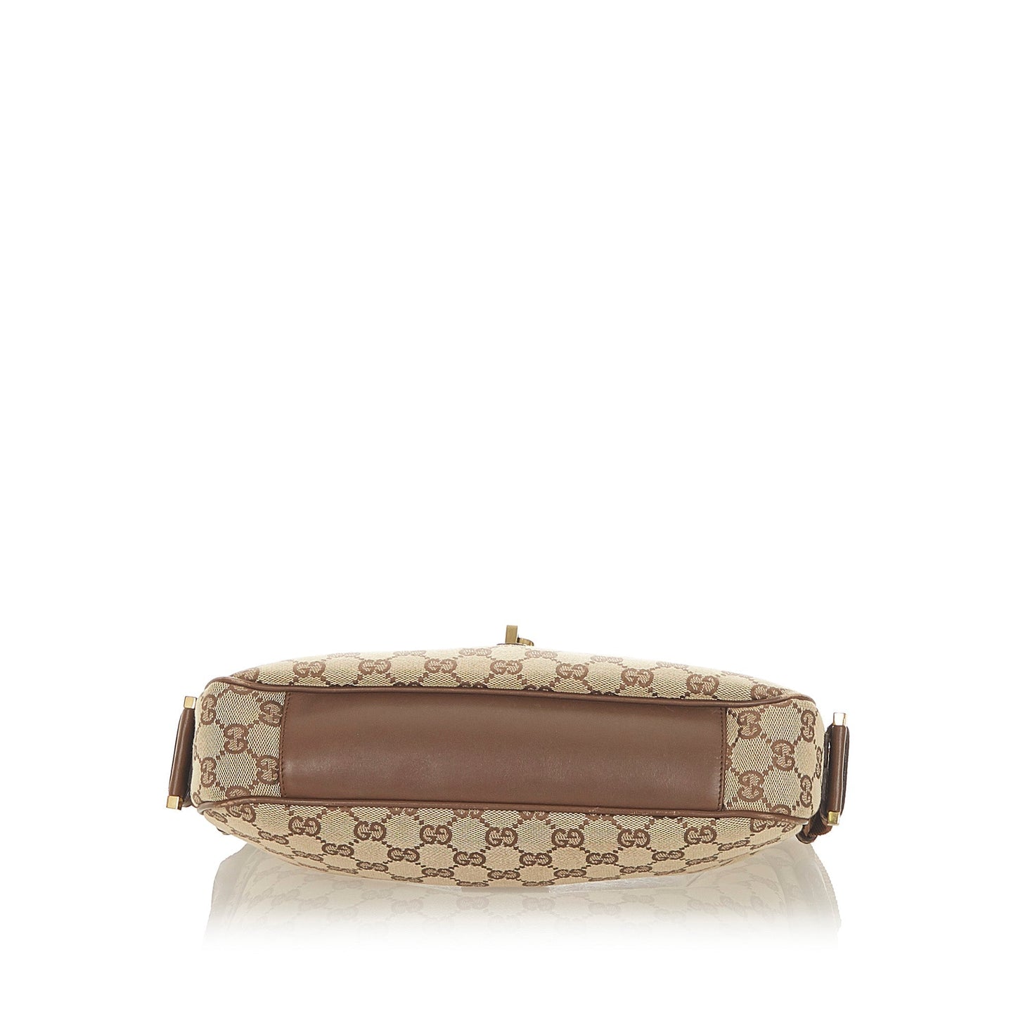 Gucci Leather Canvas Shoulder Bag