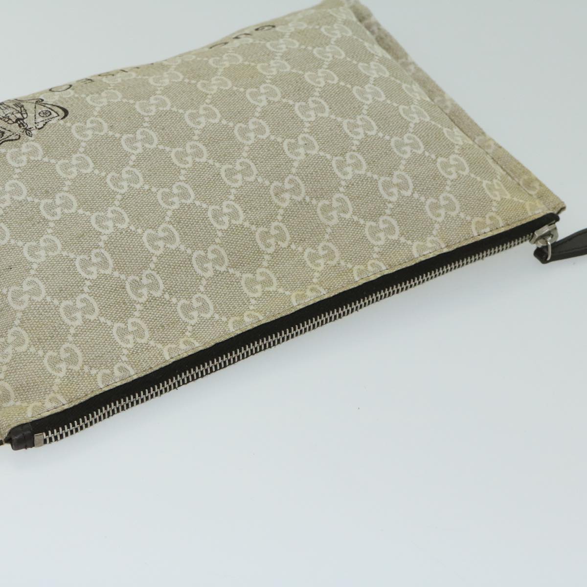 Louis Vuitton Lou Leather Canvas Clutch