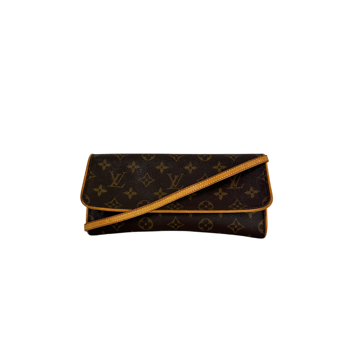 Louis Vuitton Pochette Twin GM Monogram Canvas Clutch