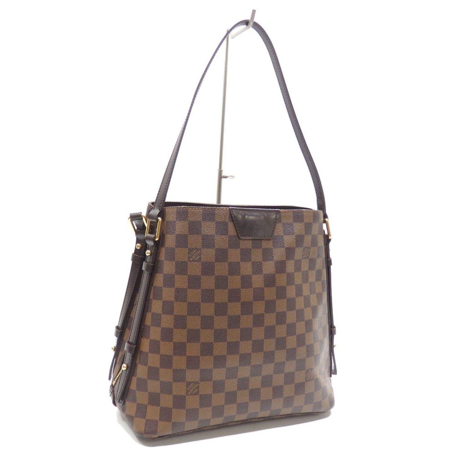 LOUIS VUITTON Shoulder Bag Damier Cava Rivington Women's Ebene