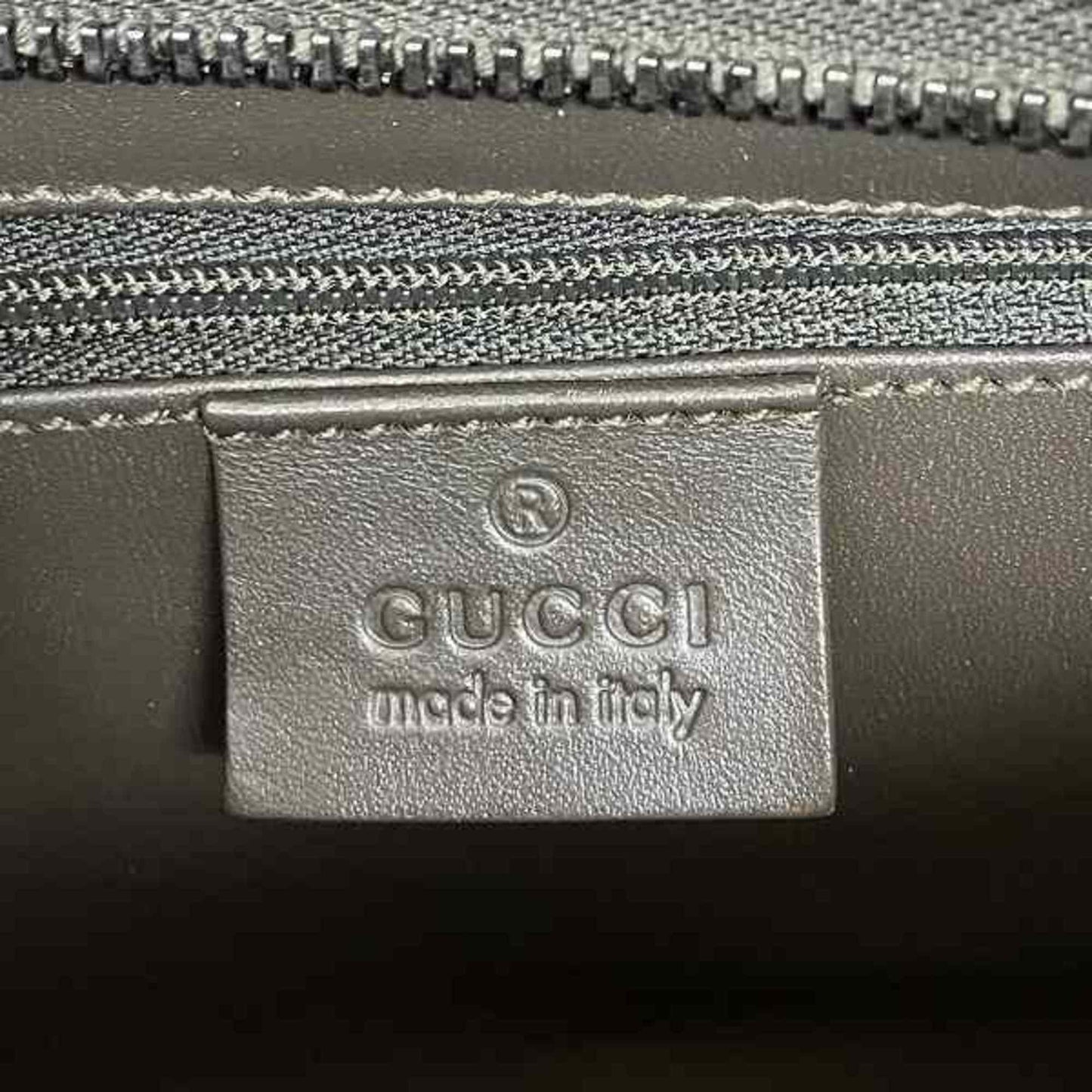Gucci Leather Canvas Shoulder Bag
