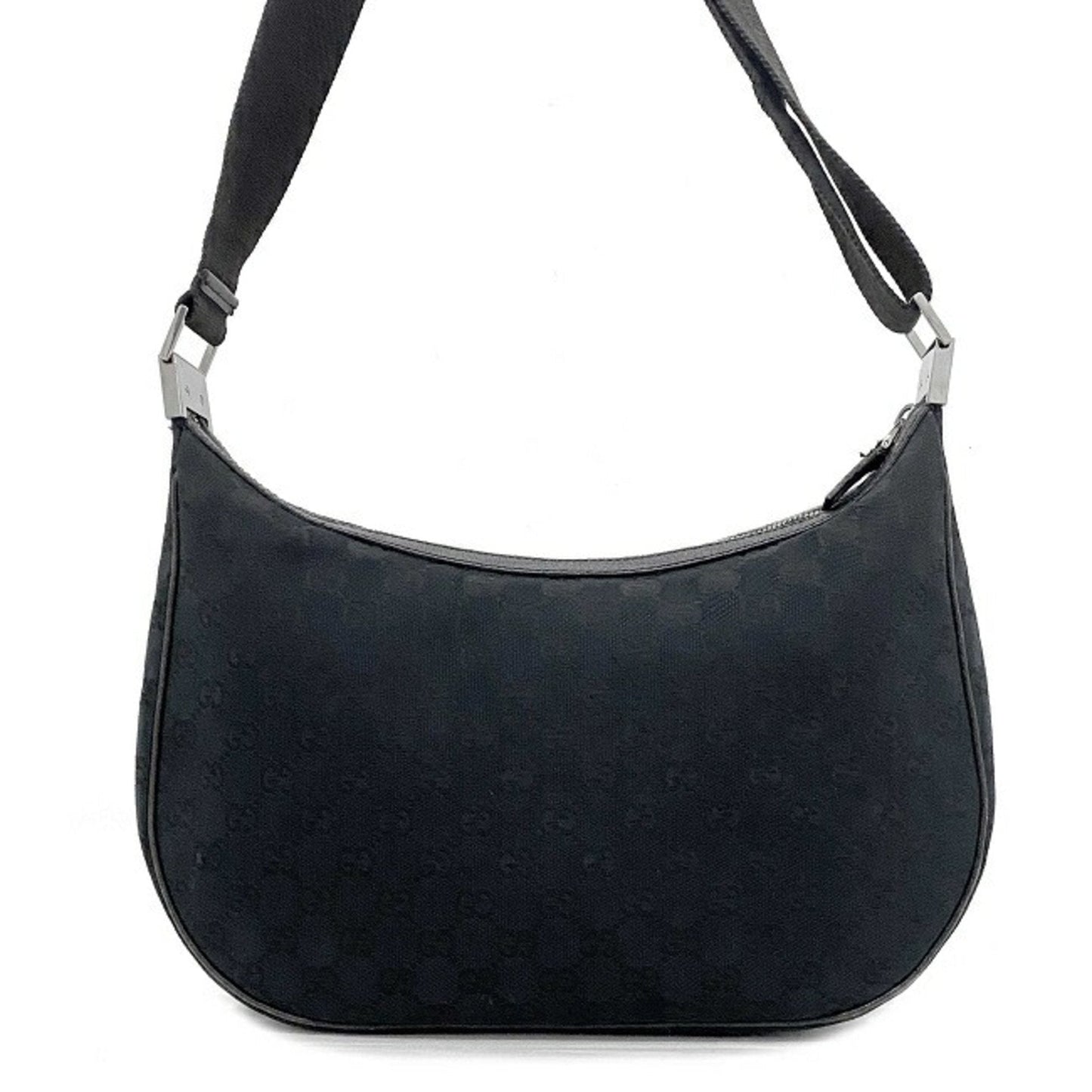 Gucci Lou Leather Canvas Crossbody