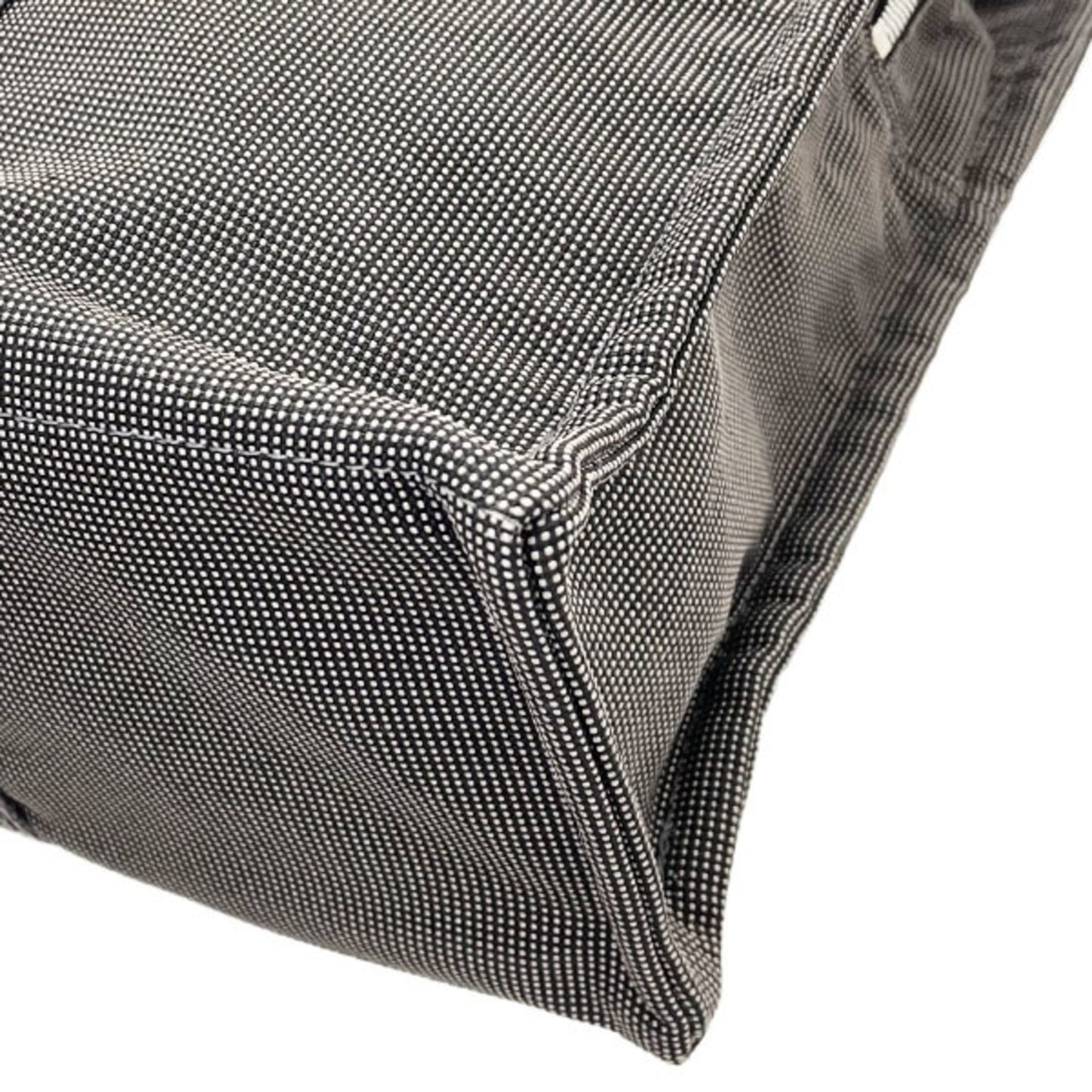 Hermes Gray Nylon Canvas Tote Bag ( )