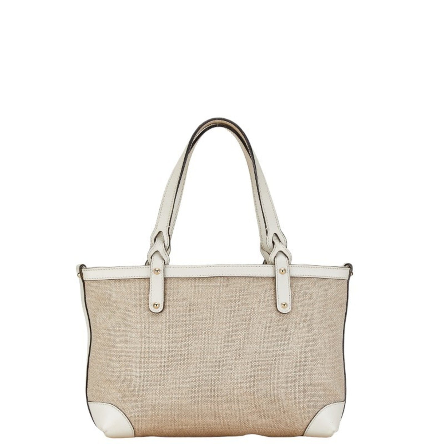Gucci Leather Canvas Tote