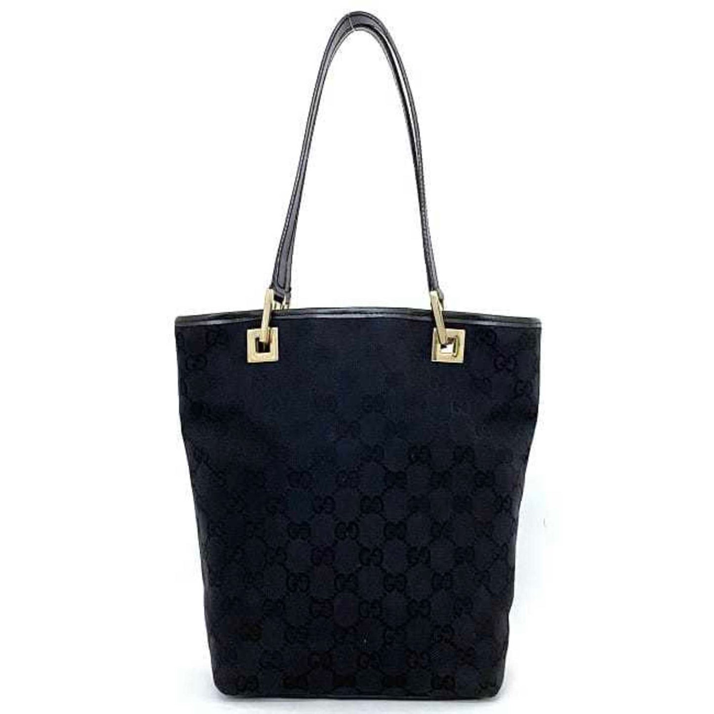 Gucci Leather Canvas Tote