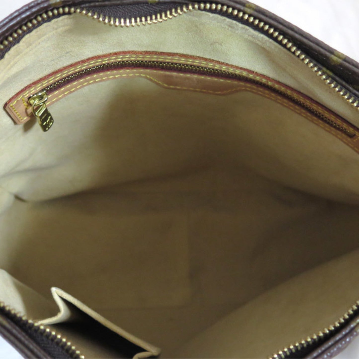Louis Vuitton Bag Monogram Looping MM Brown x Gold Hardware Canvas Shoulder One Women's