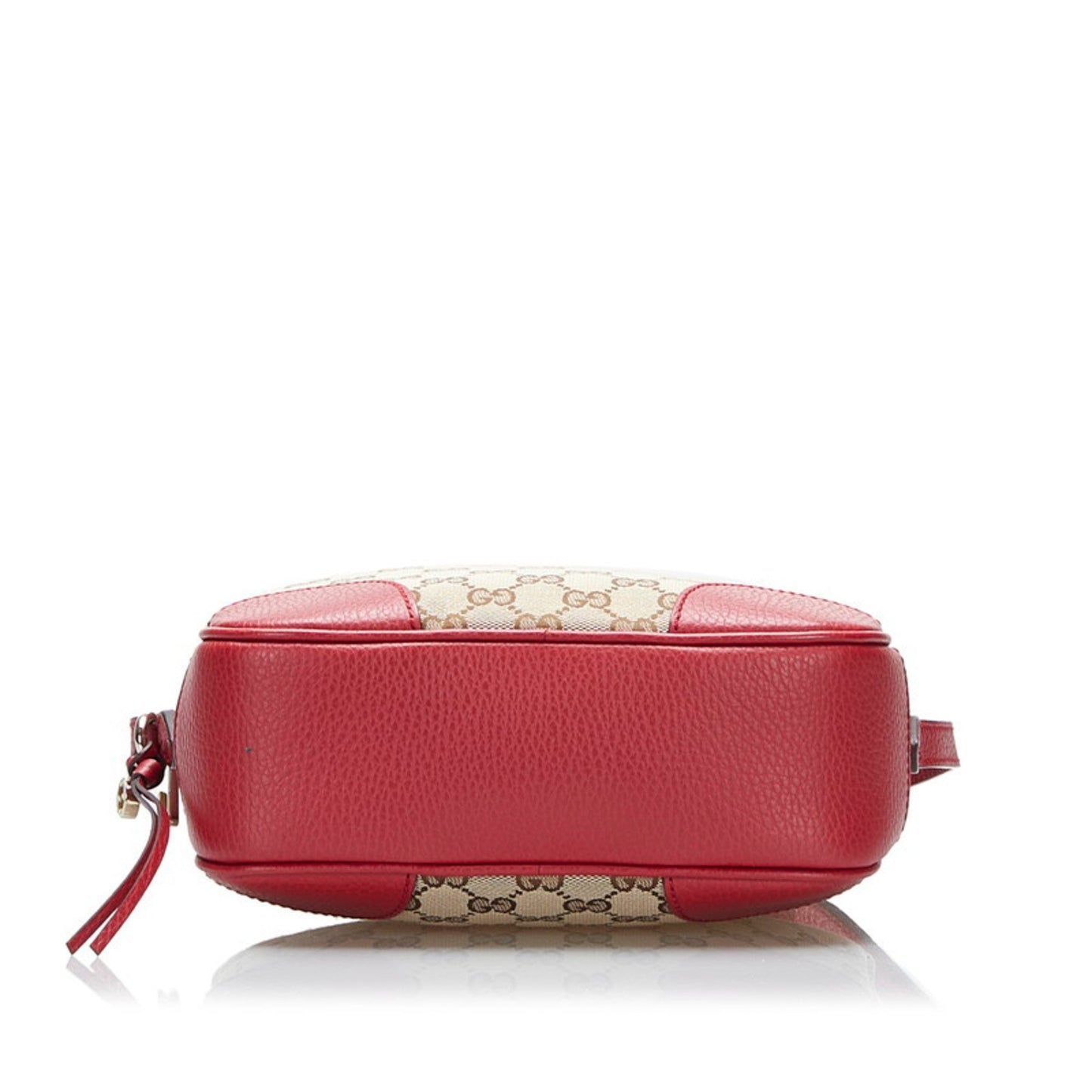 Gucci Lou Leather Canvas Shoulder Bag