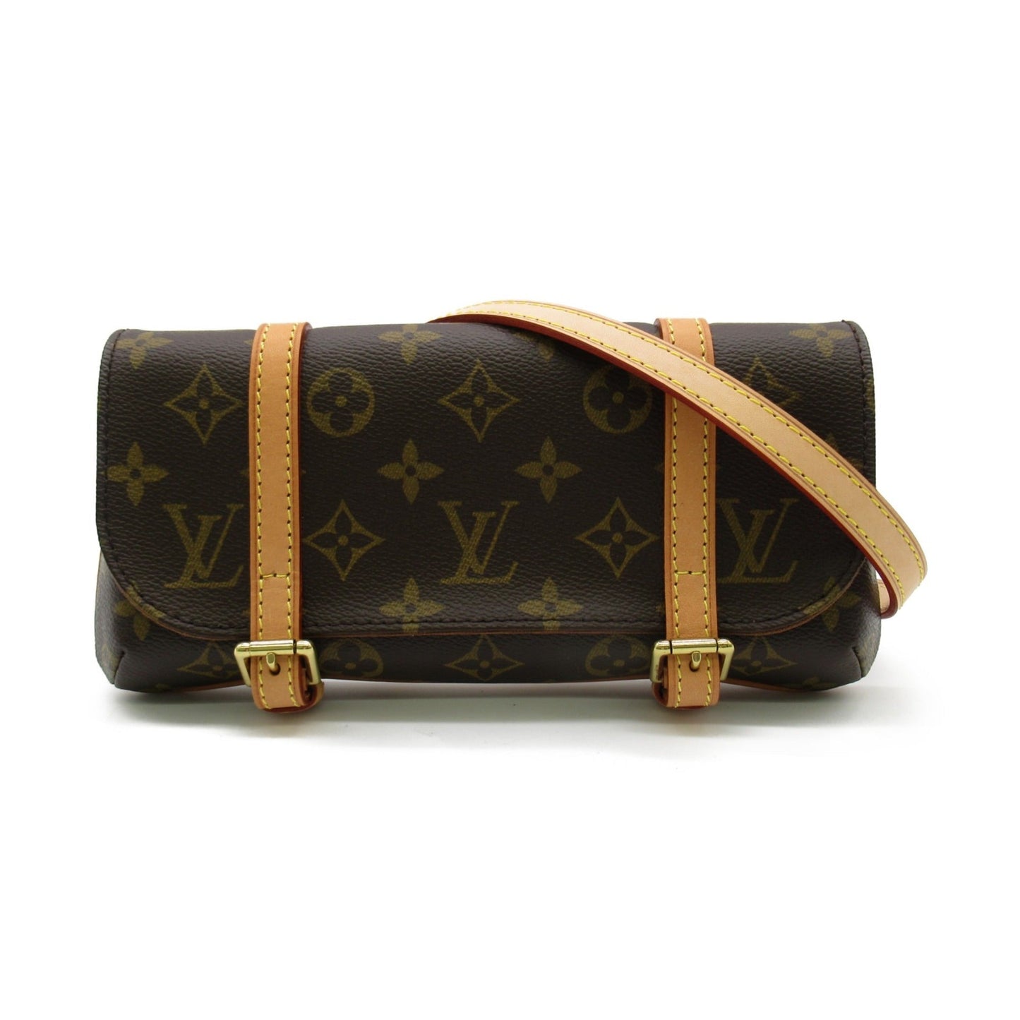 Louis Vuitton Murrell Shoulder Bag Brown Monogram PVC coated canvas