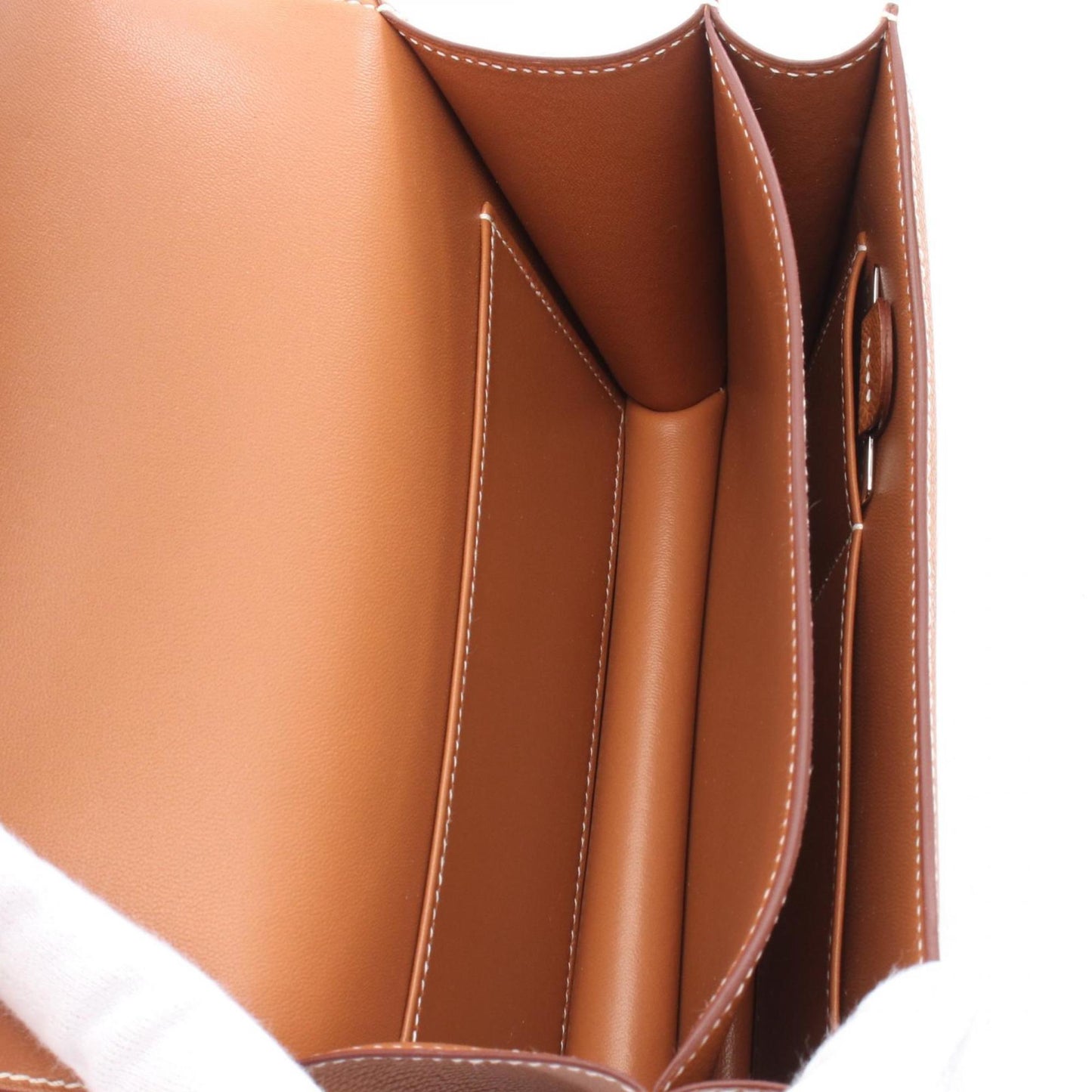 Hermes Brown Epsom Leather Leather Shoulder Bag ( )