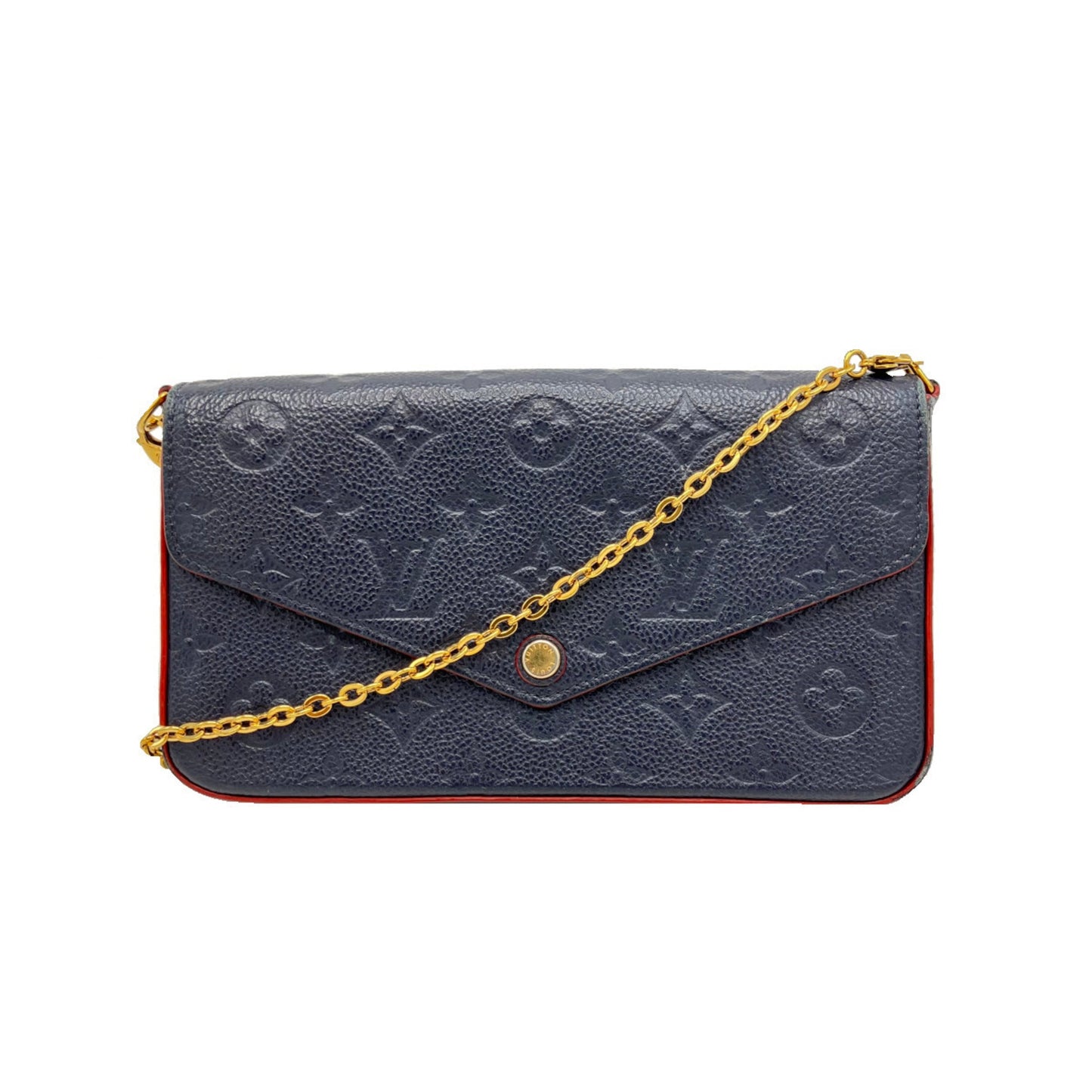 LOUIS VUITTON Pochette Felicie Shoulder Bag Women's Men's Leather