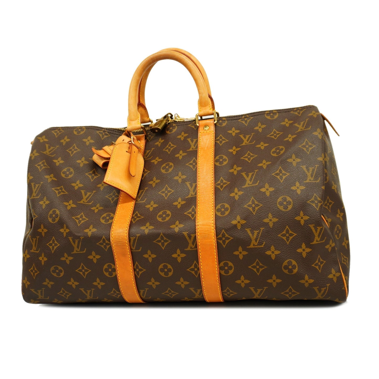 Louis VuittonAuth Monogram Keepall 45 Unisex Boston Bag