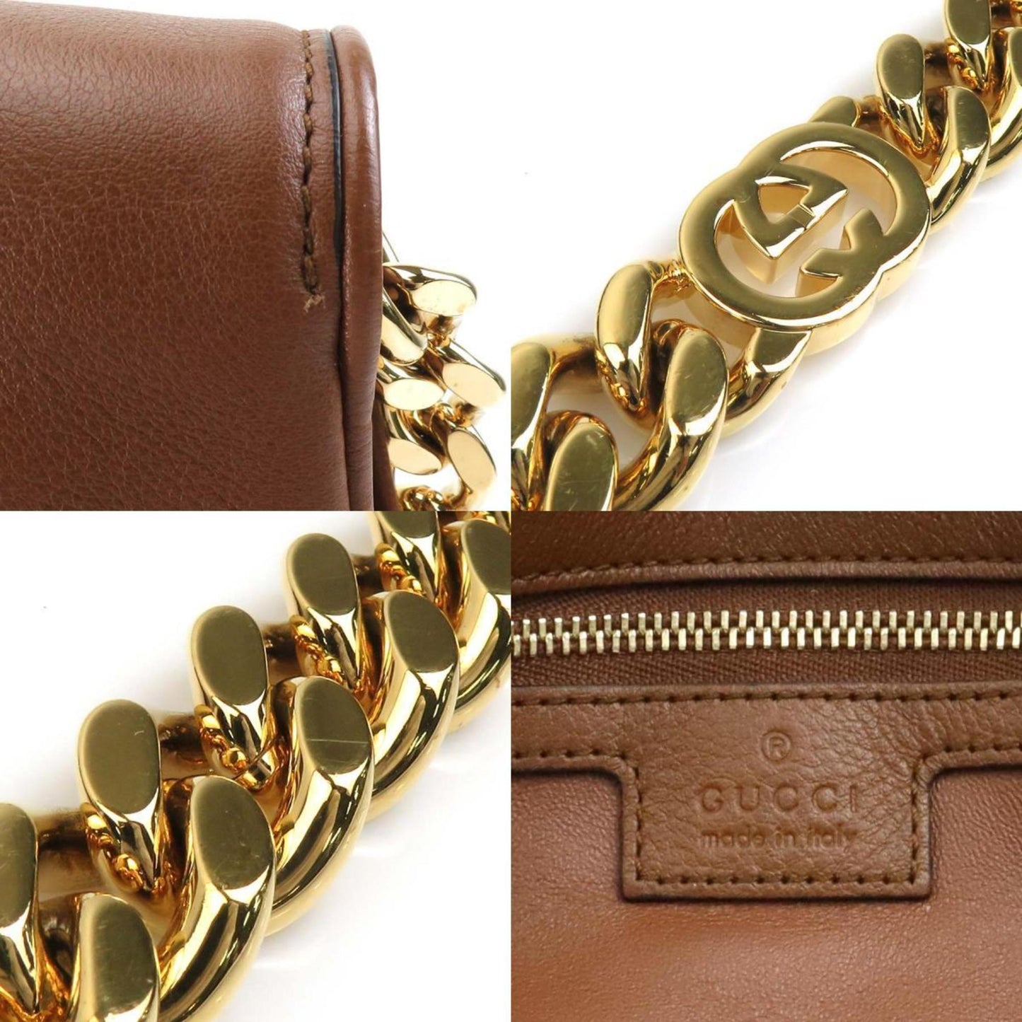 Gucci Leather Shoulder Bag