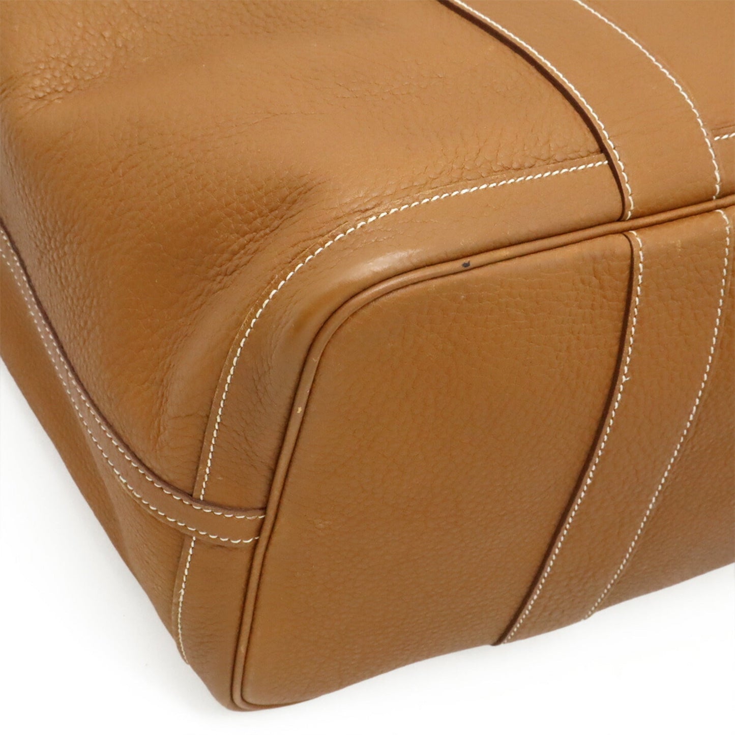 Hermes Camel Negonda Leather Handbag Tote Bag ( )