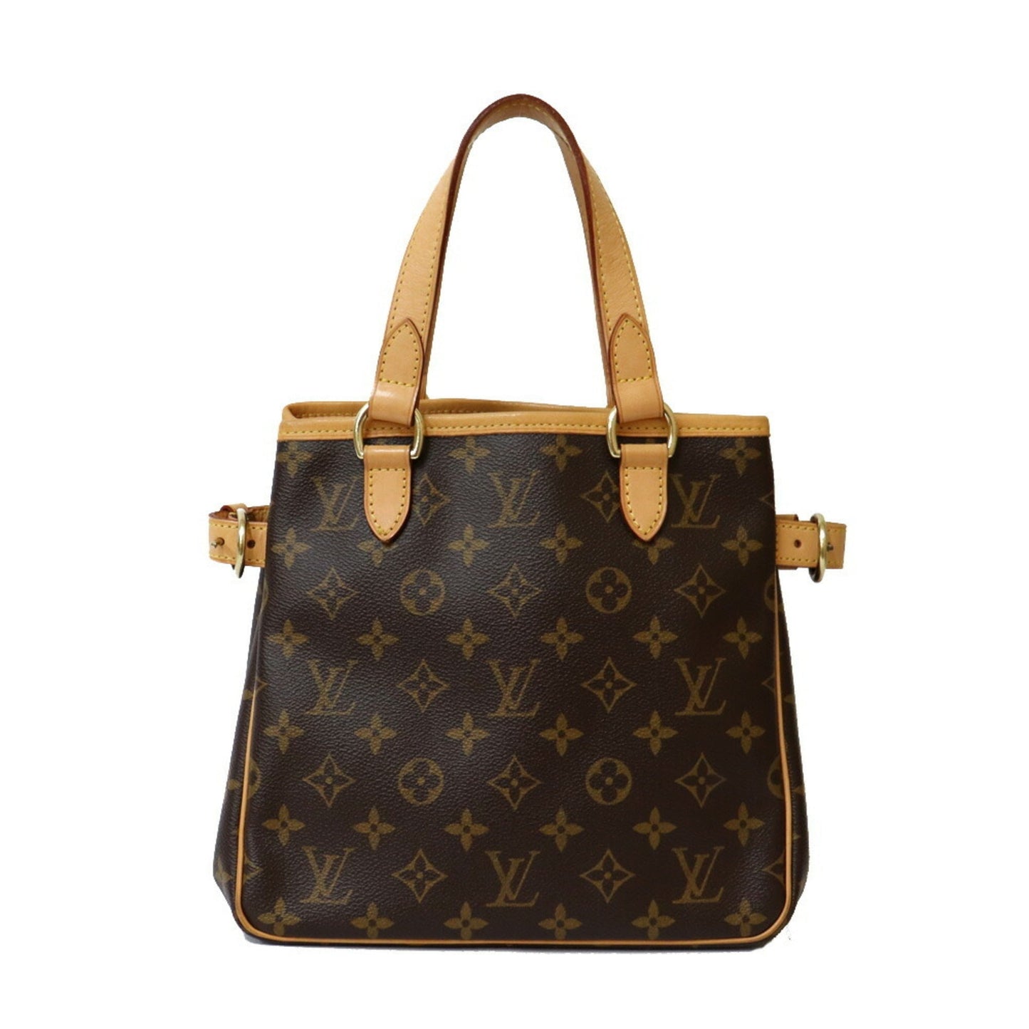 Louis Vuitton Handbag Monogram Batignolles Brown Women's Canvas