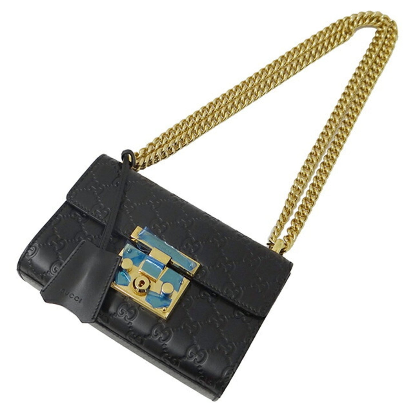 Gucci Chain Leather Shoulder Bag