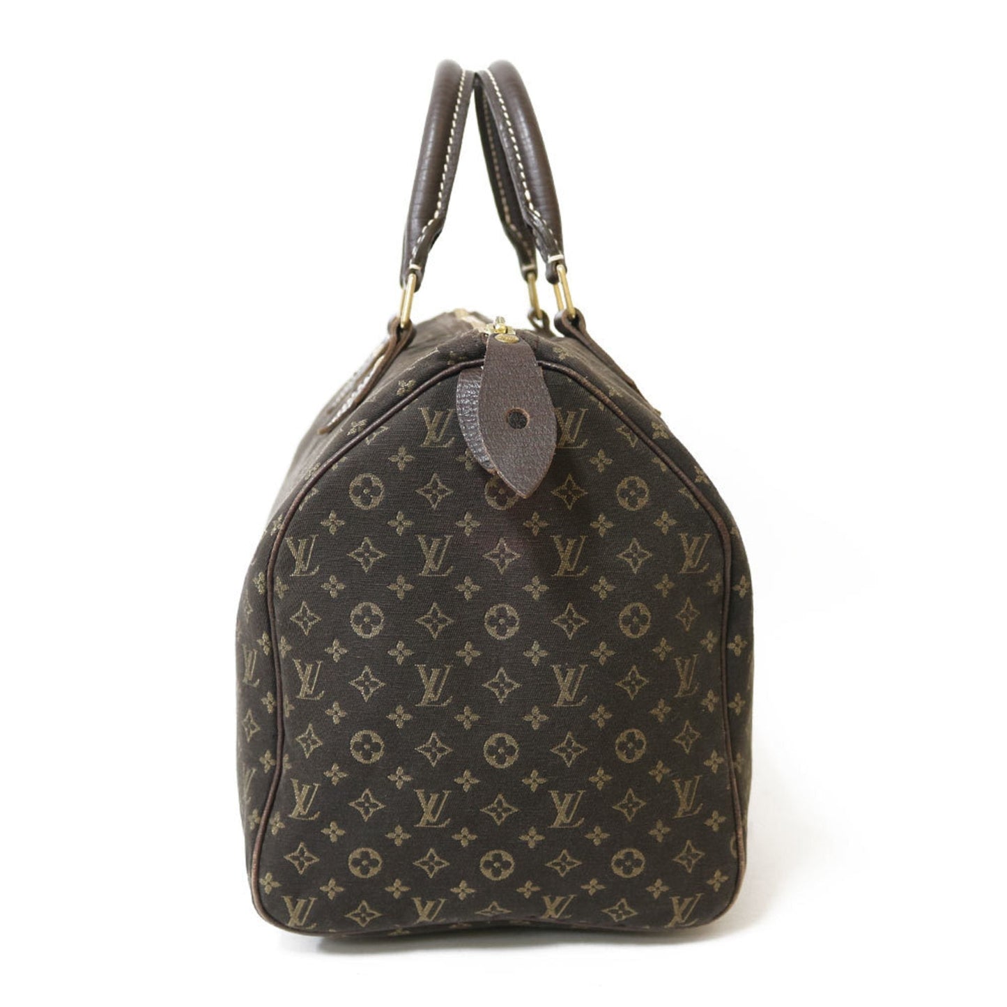 Louis Vuitton Boston Bag Mini Run Handbag Brown Ladies