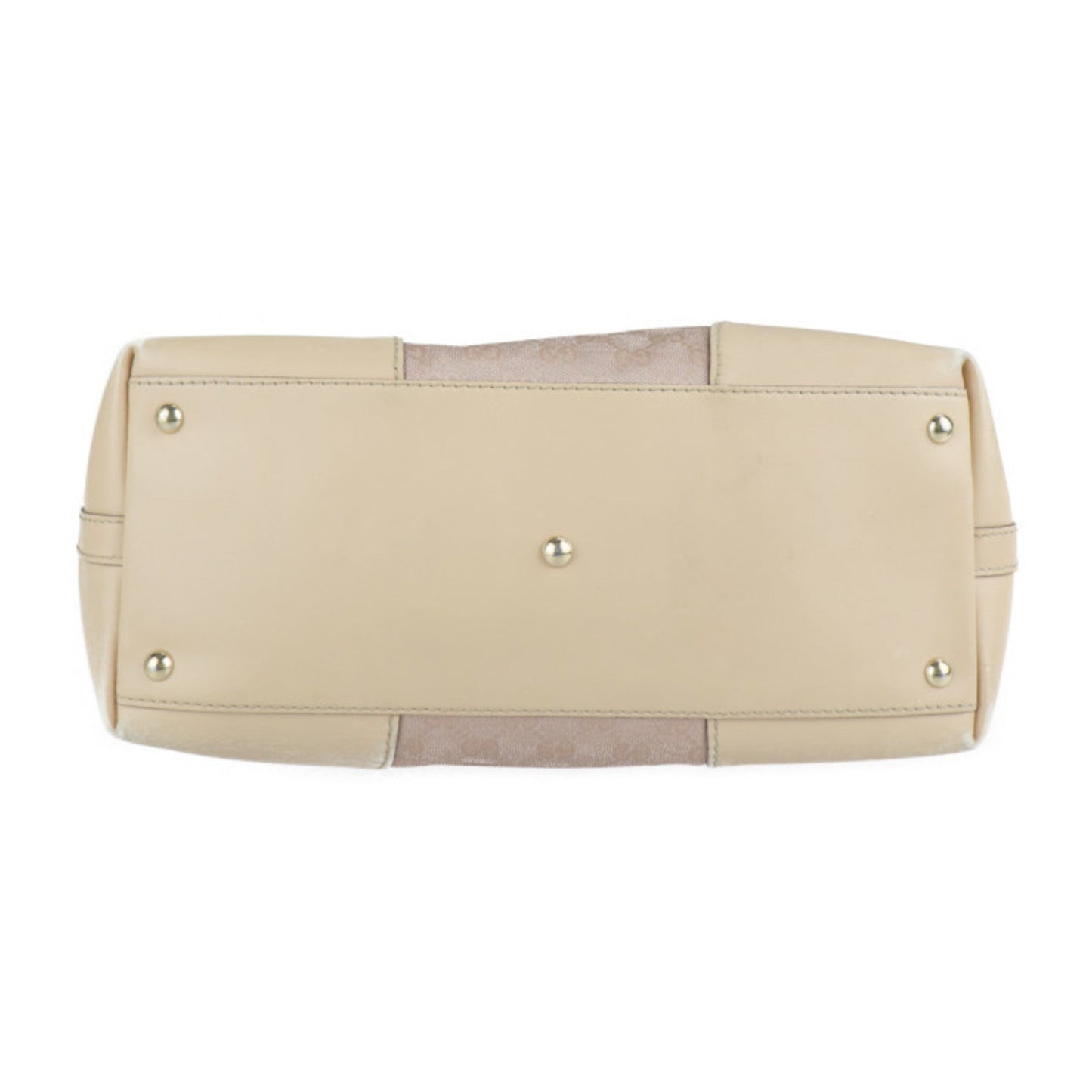 Gucci Leather Canvas Handbag
