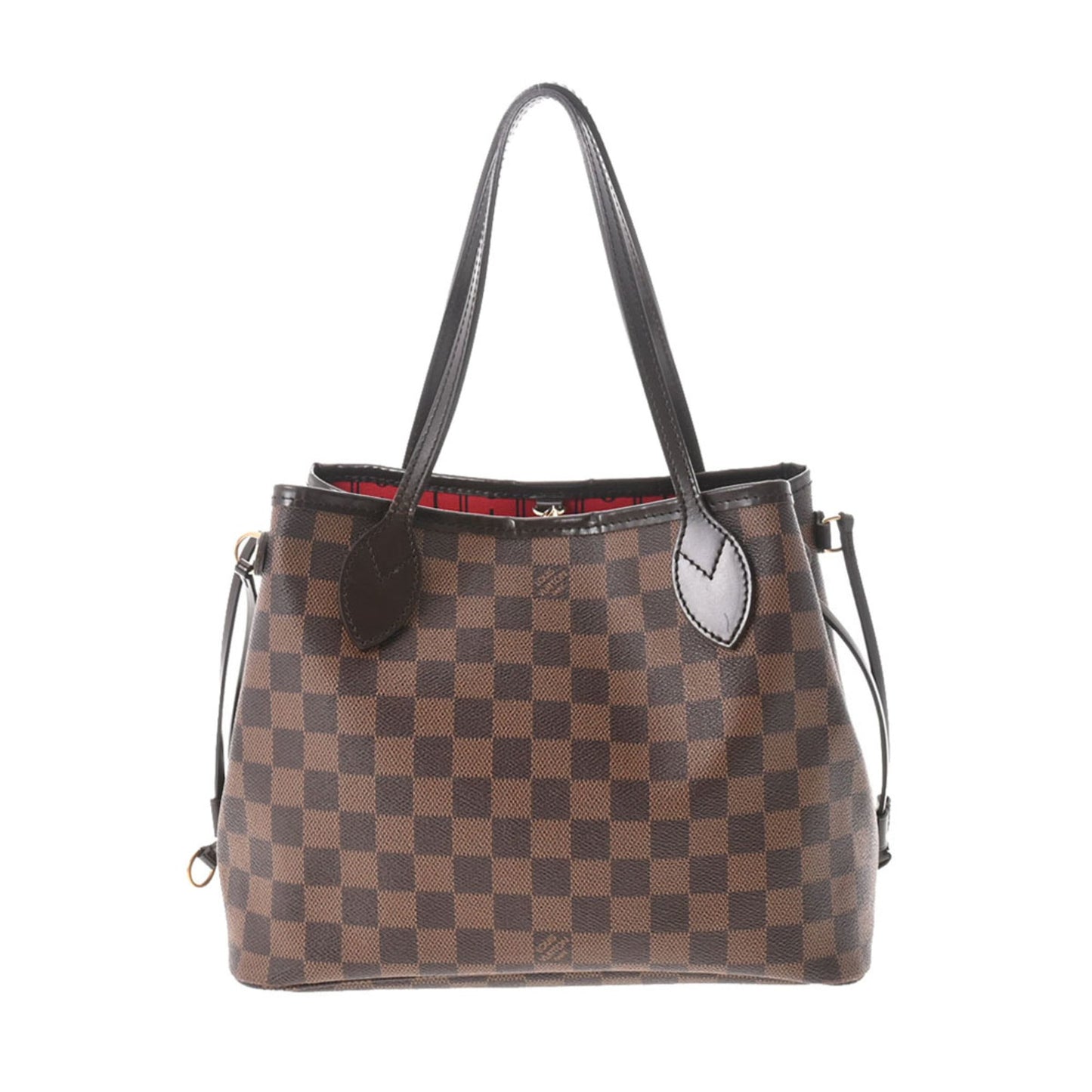 LOUIS VUITTON Damier Neverfull PM Brown Ladies Canvas Handbag