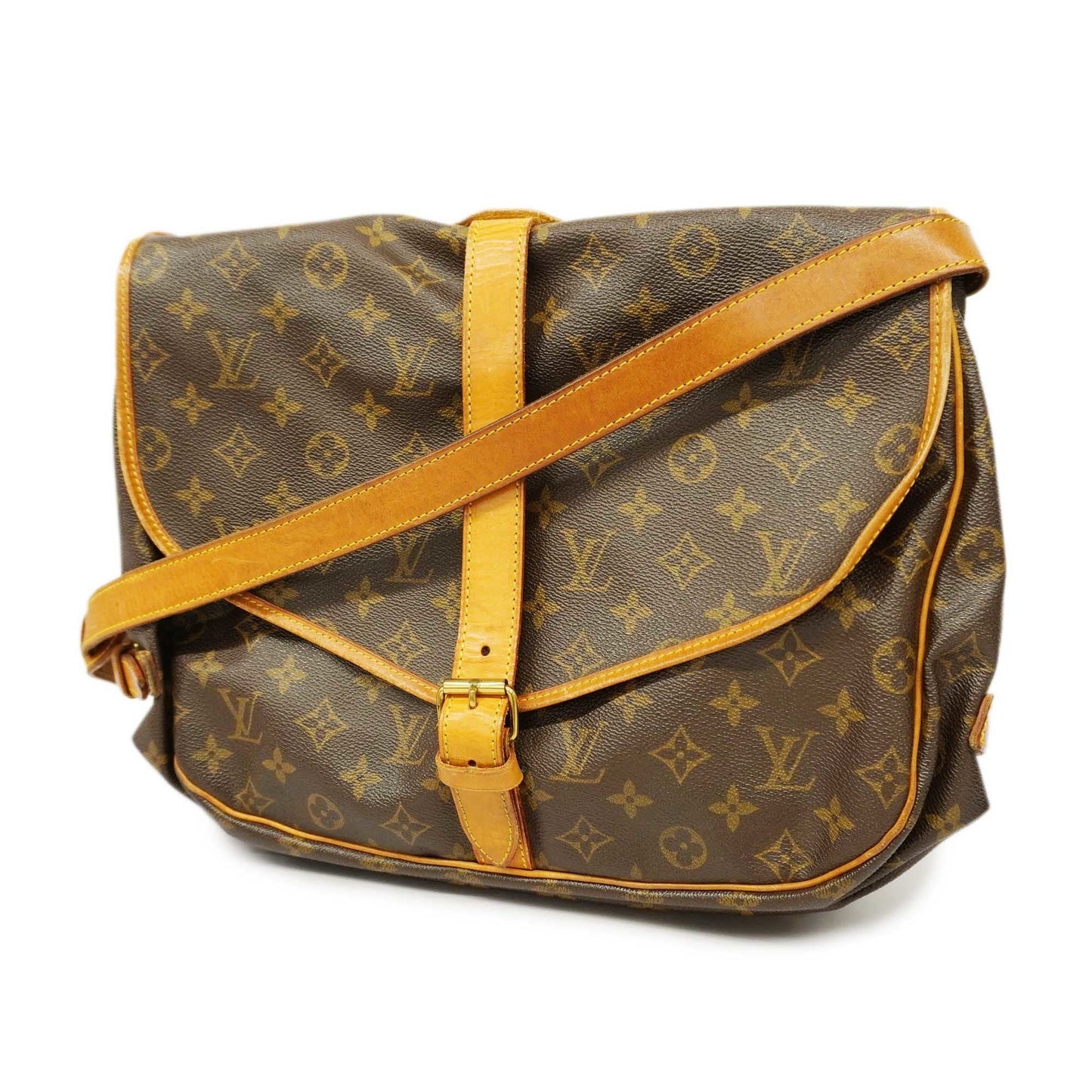 Louis VuittonAuth Monogram Saumur 35 Women's Shoulder Bag