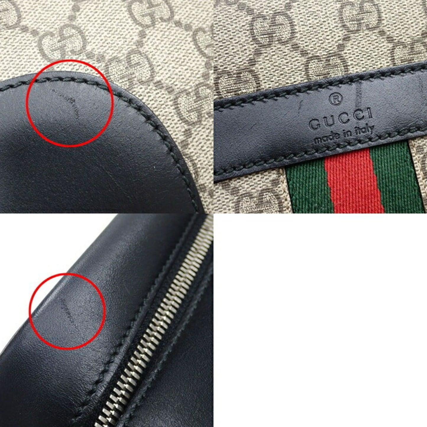 Gucci Lou Leather Shoulder Bag