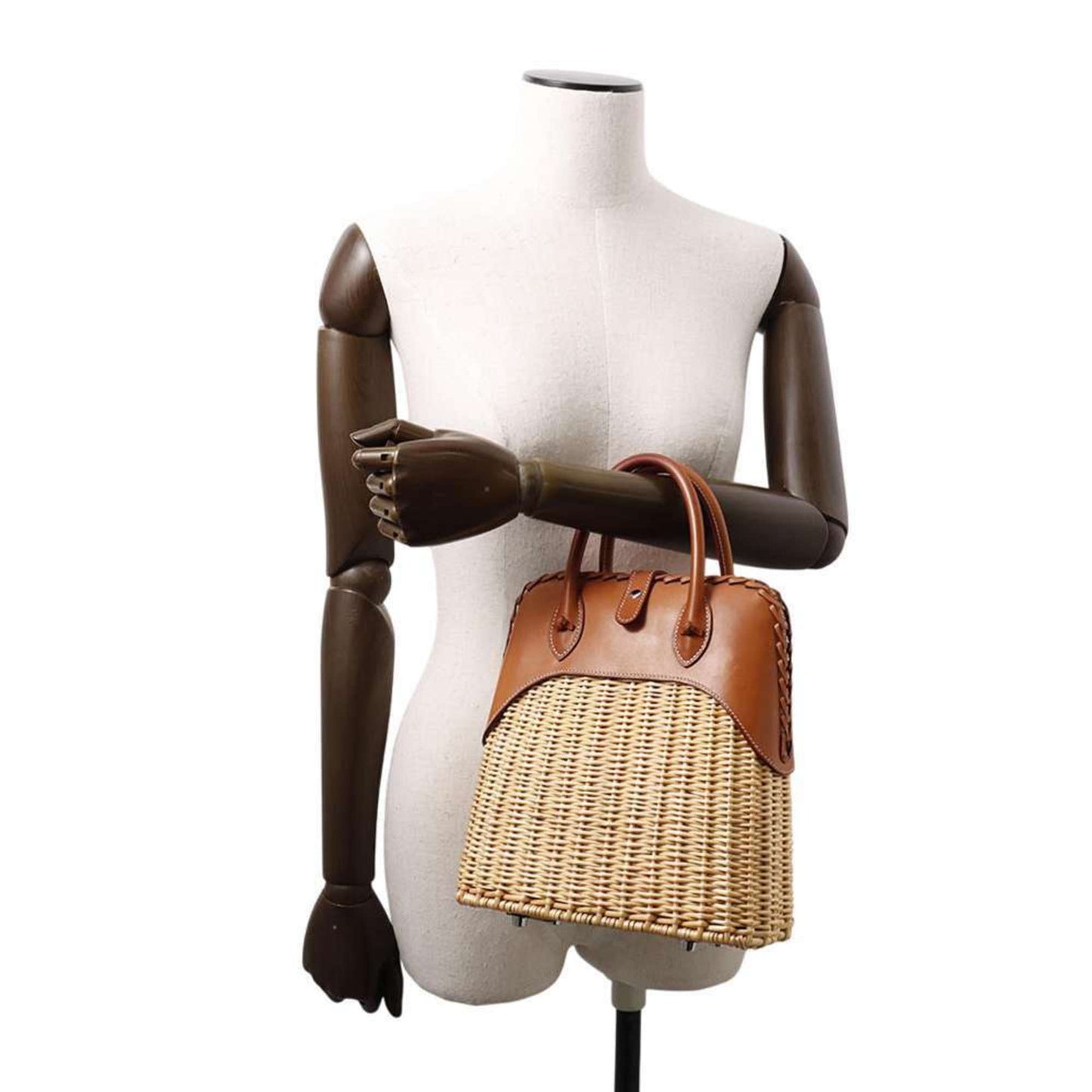 Hermes Kara Fauve Natural Barenia Leather Handbag ( )