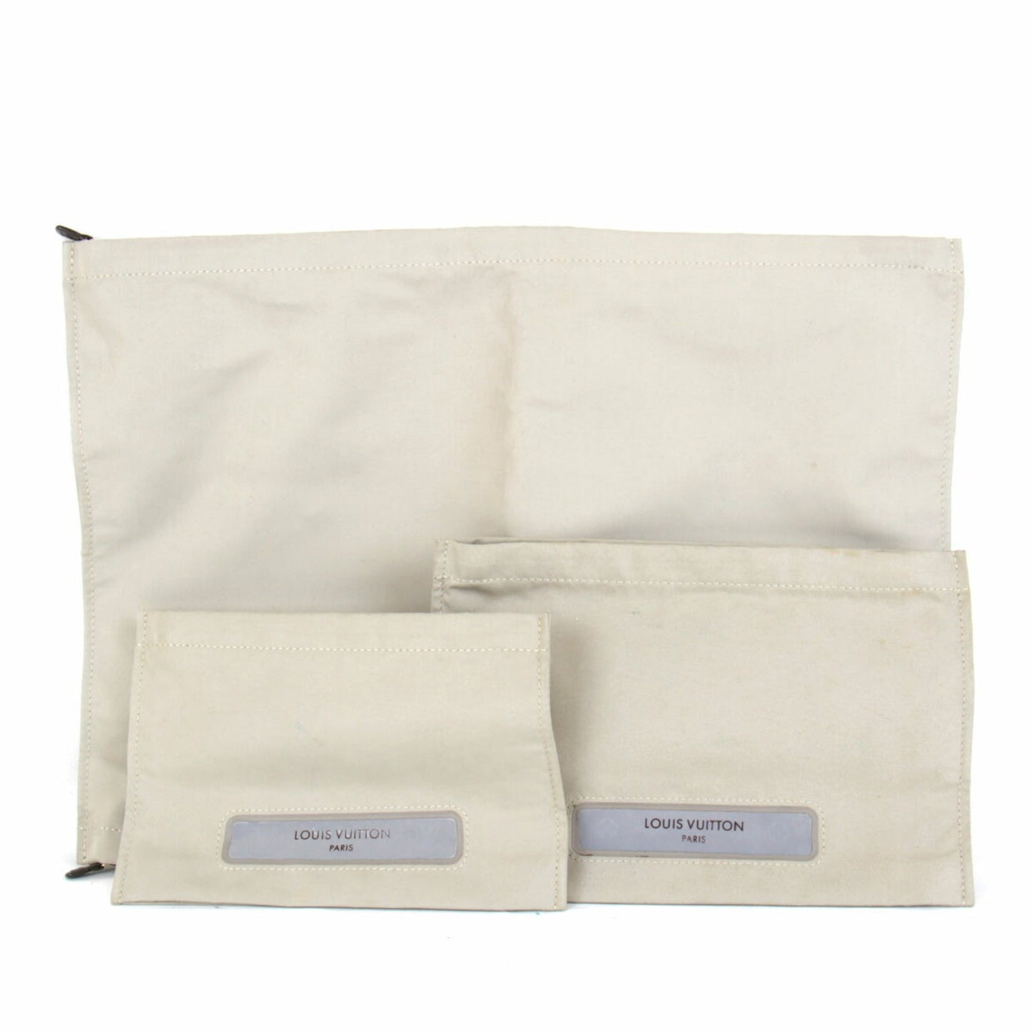 LOUIS VUITTON Truth Voyage Set Travel Pouch Polyester/Polyurethane Beige Women's Clutch