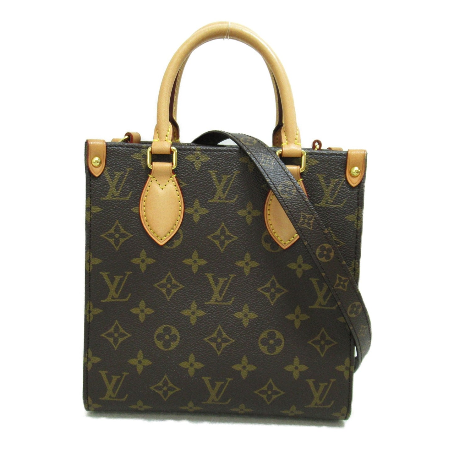 LOUIS VUITTON Sac PlatBB Brown Monogram PVC coated canvas Handbag
