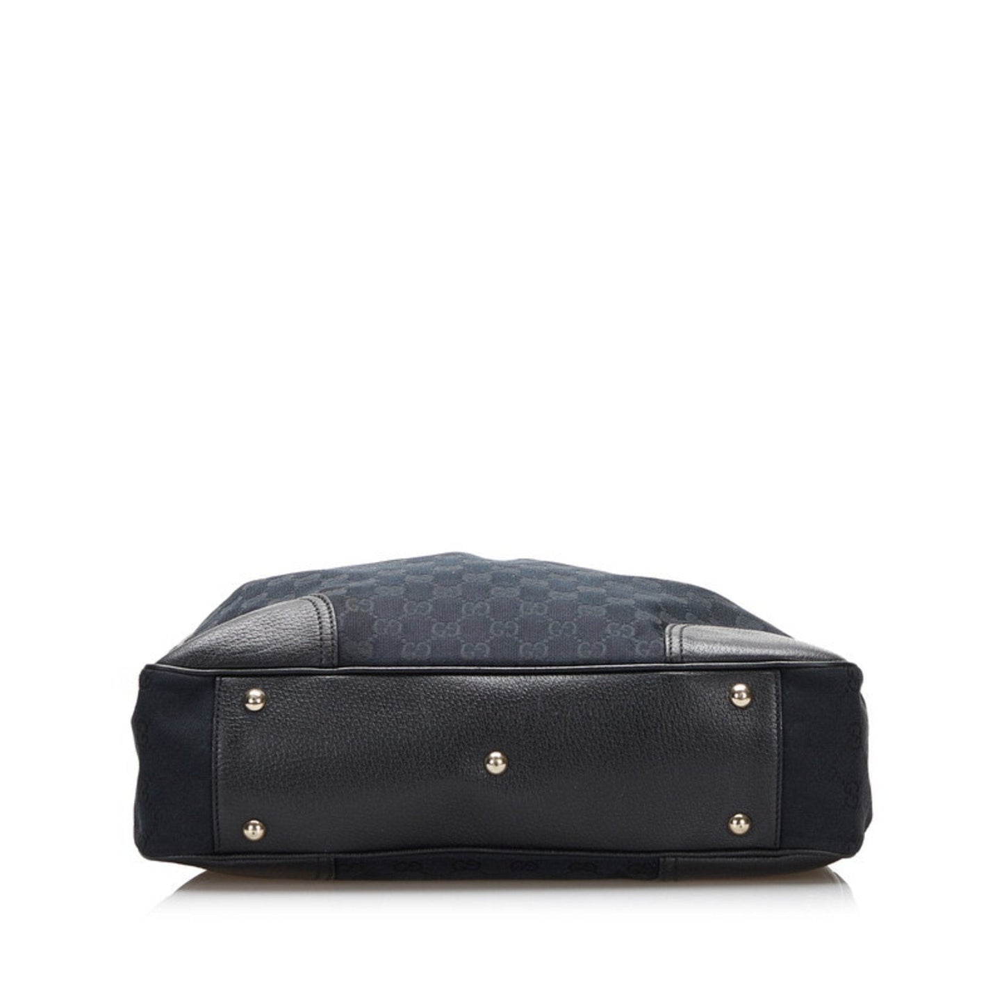 Gucci Lou Leather Canvas Tote