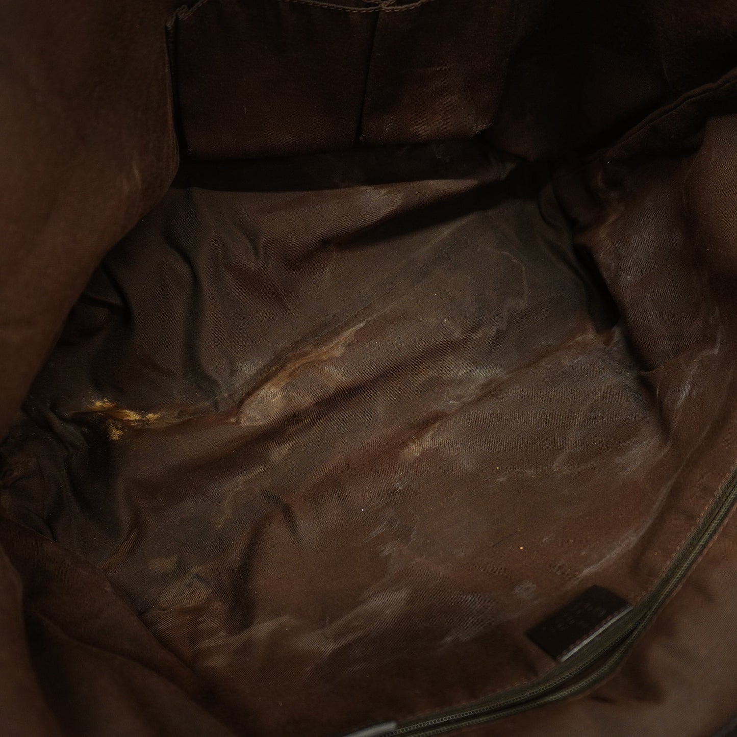 Gucci Leather Canvas Tote