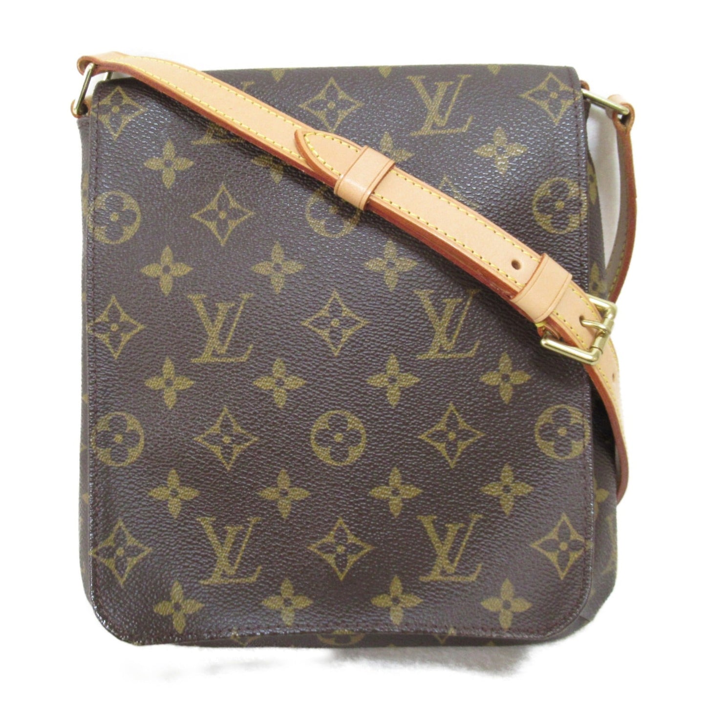 Louis Vuitton Mtte Salsa Short Shoulder Bag Brown Monogram PVC coated canvas