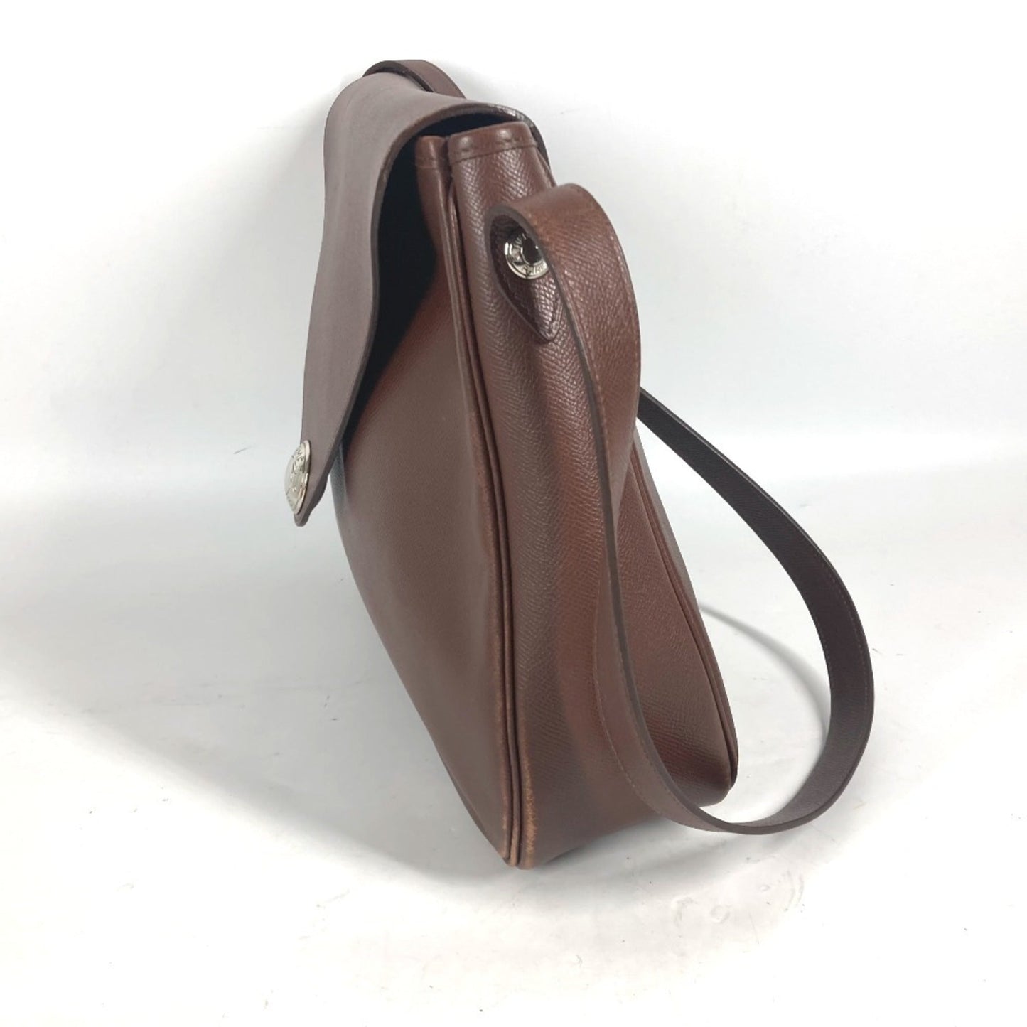 Hermes Brown Leather Shoulder Bag ( )