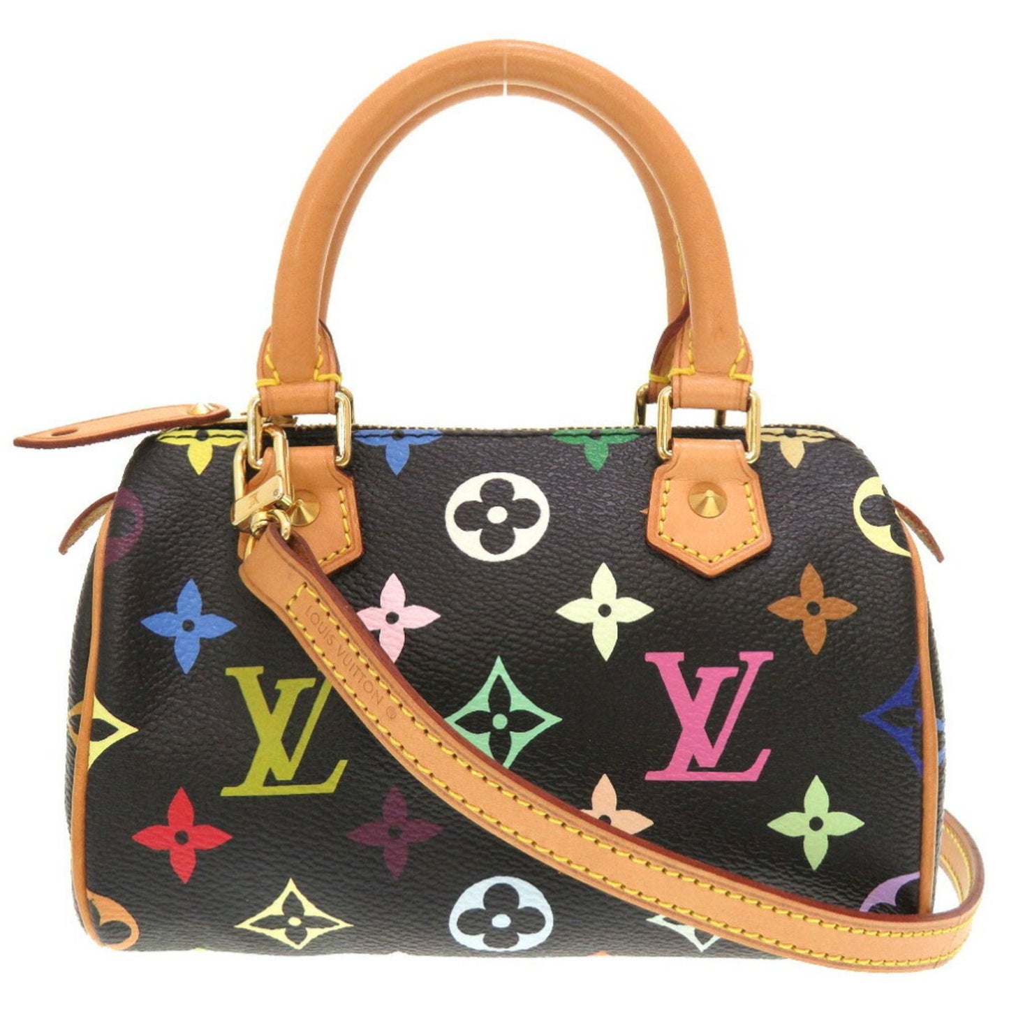 Louis Vuitton Monogram Multicolor Noir Handbag Bag Black
