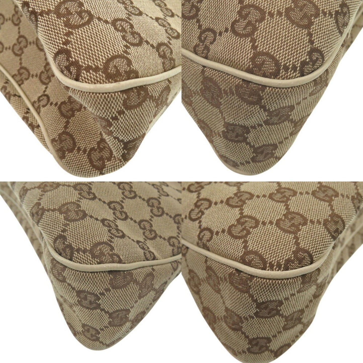 Gucci Leather Canvas Tote