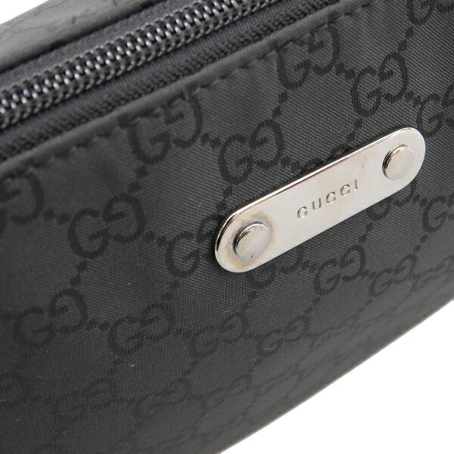 Gucci Nylon Leather Shoulder Bag