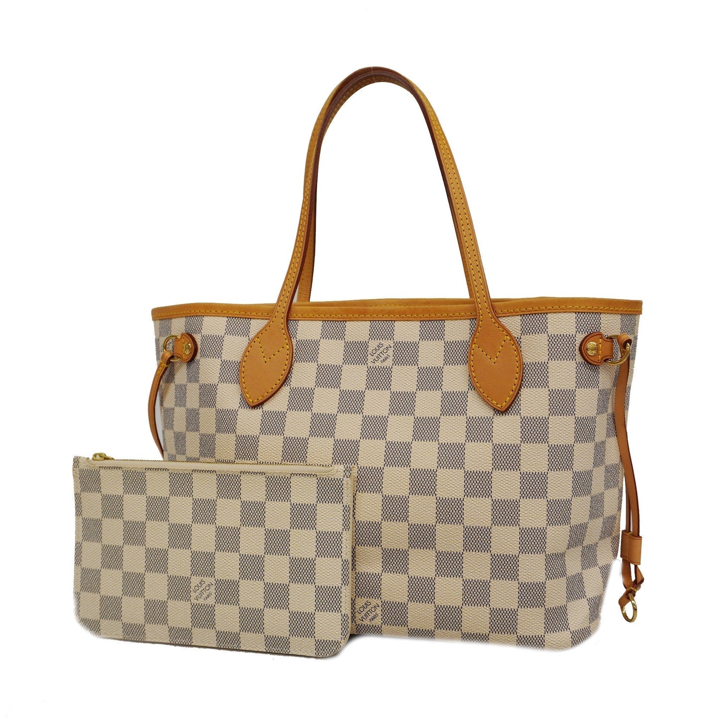 Louis VuittonAuth Damier Azur Neverfull PM Women's Tote Bag