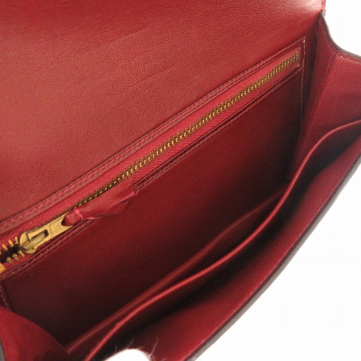 Hermes Bordeaux Crinoline Red Color Crinoline Clutch Bag ( )