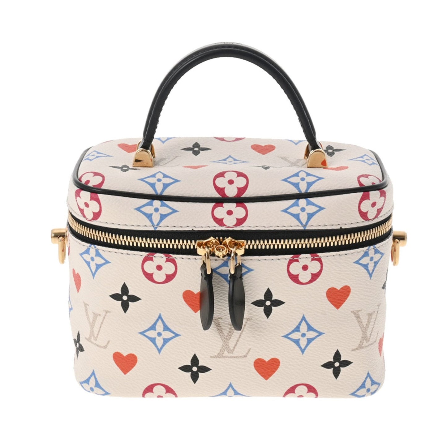LOUIS VUITTON Monogram Game On Vanity PM Bron Women's Canvas Bag