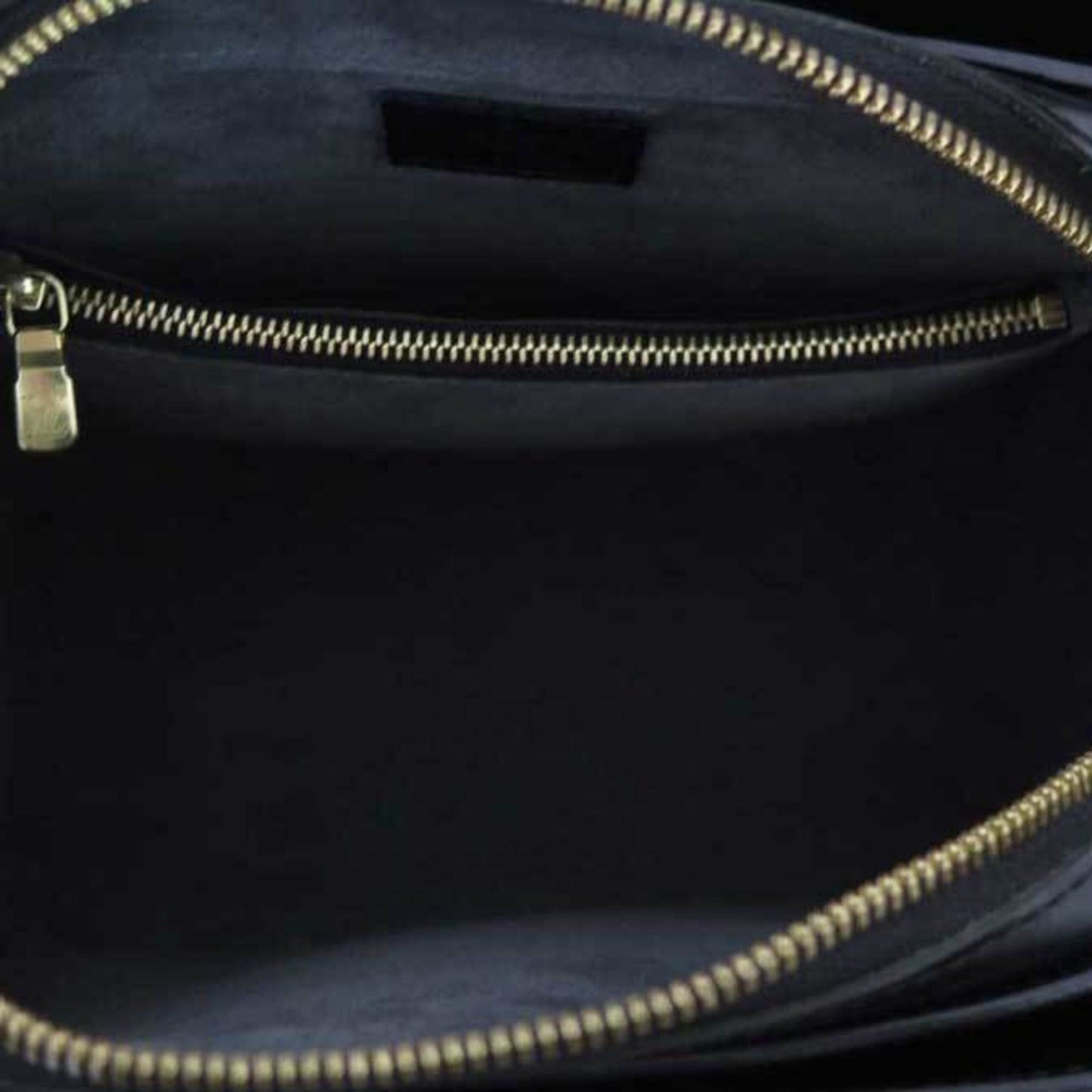 Louis Vuitton Bag Epi Ponneuf Black Leather Handbag Ladies