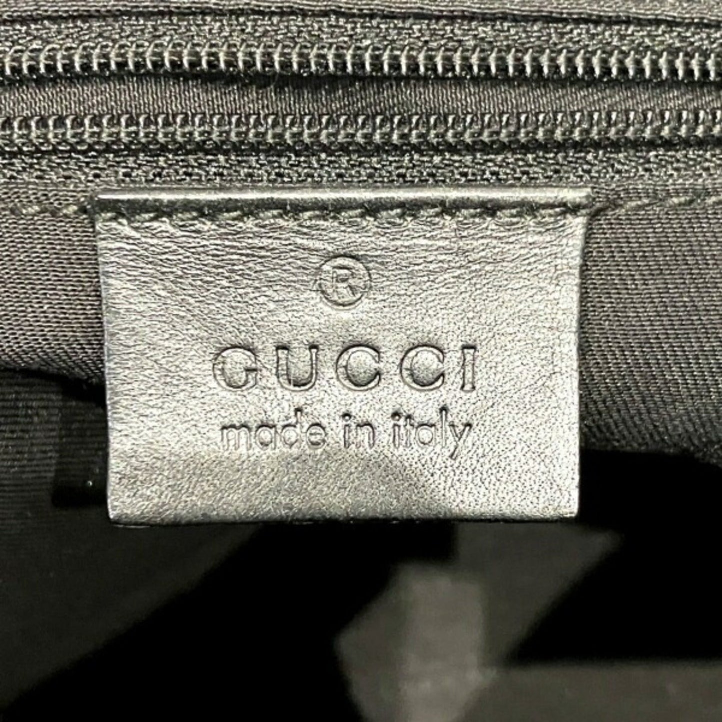 Gucci Nylon Leather Shoulder Bag