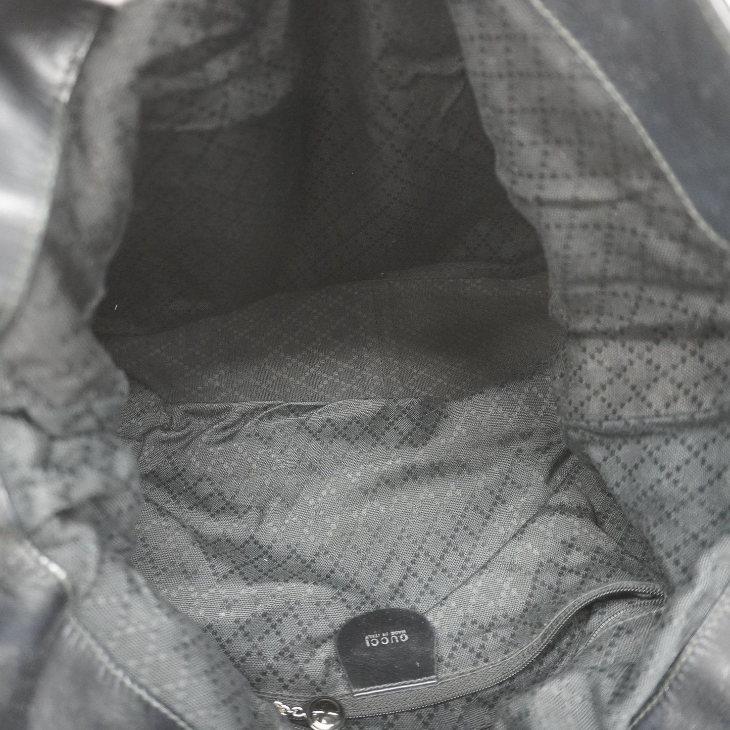 Gucci Lou Nylon Canvas Shoulder Bag