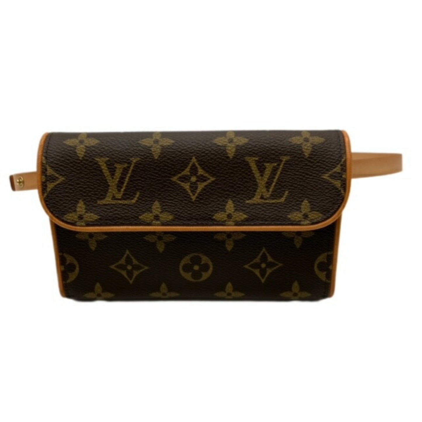 LOUIS VUITTON Monogram Pochette Florentine Body Bag Brown