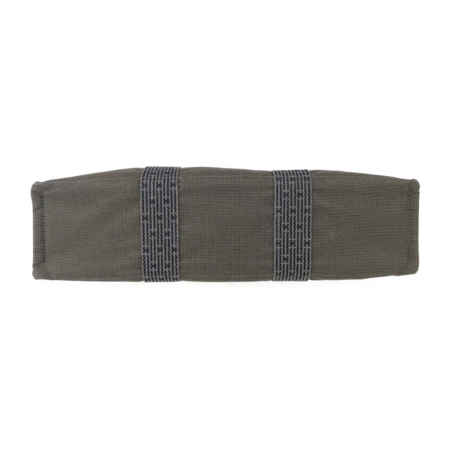 Hermes Gray Canvas Handbag Tote Bag ( )