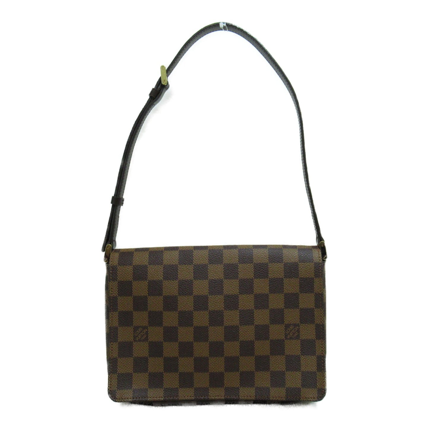 LOUIS VUITTON Mtte Tango Short Shoulder Bag Brown Damier PVC coated canvas