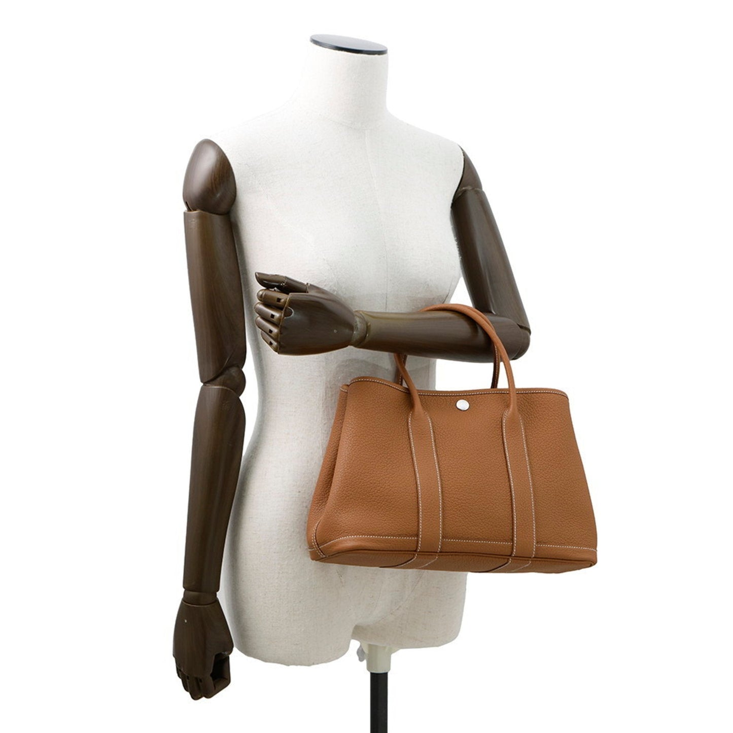 Hermes Gold Negonda Leather Tote Bag ( )