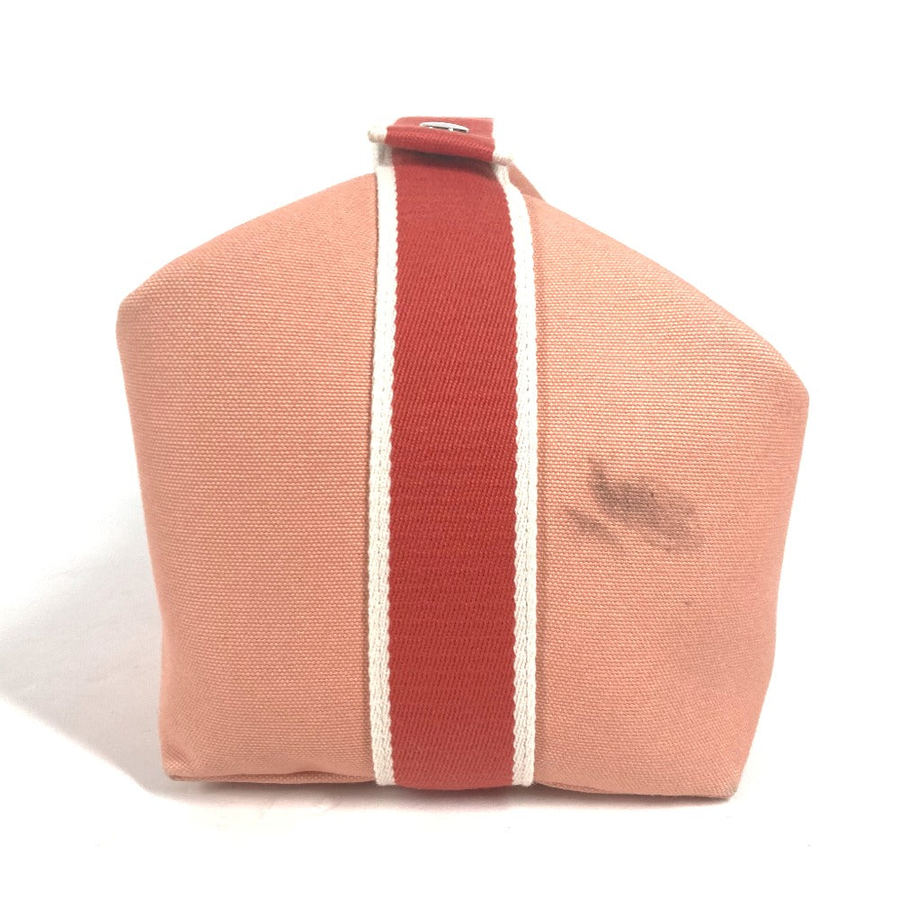 HERMES Handbag canvas pink BRIDE ABLACK GM Women