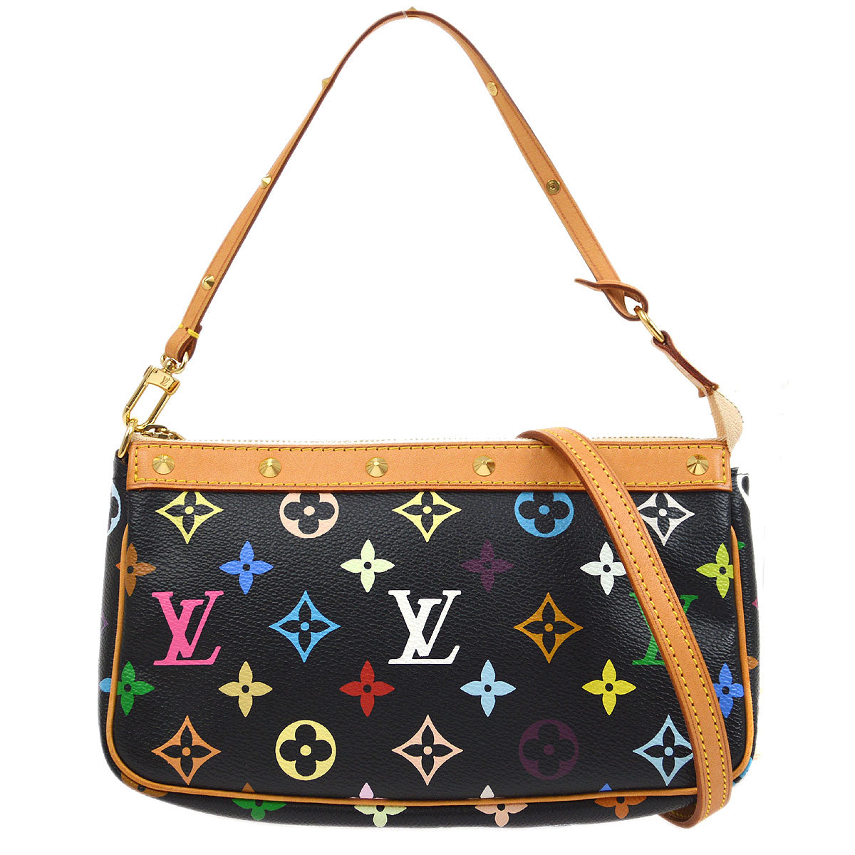 LOUIS VUITTON? 2007 POCHETTE ACCESSOIRES 2way MULTICOLOR Clutch