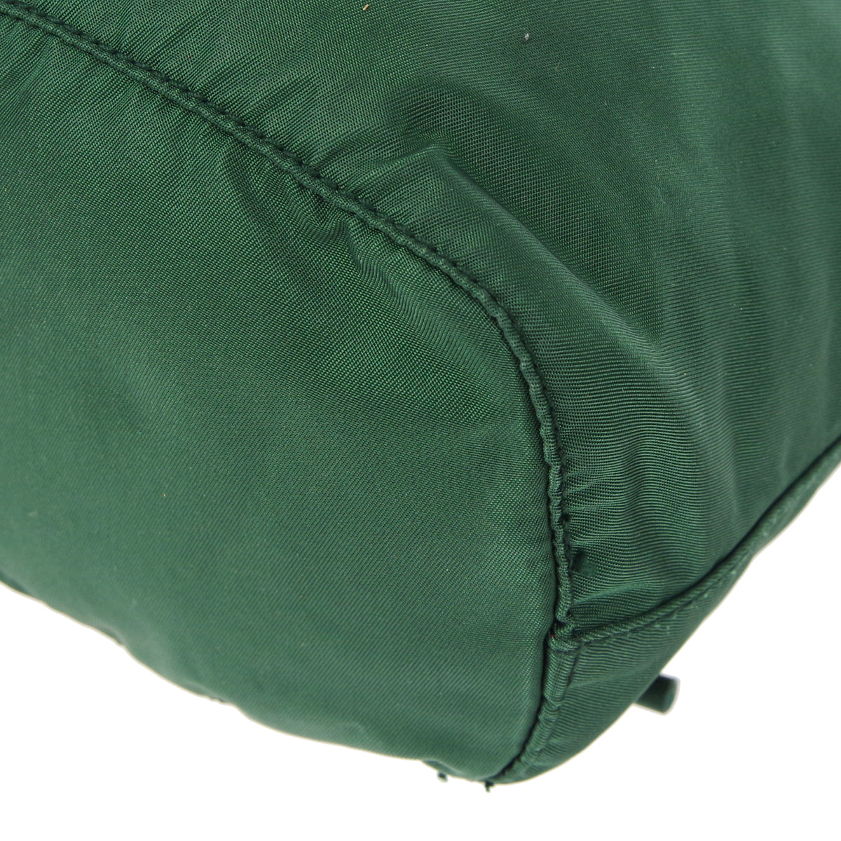 Prada Drawstring Mini Pouch Green Nylon Luxury Handbag